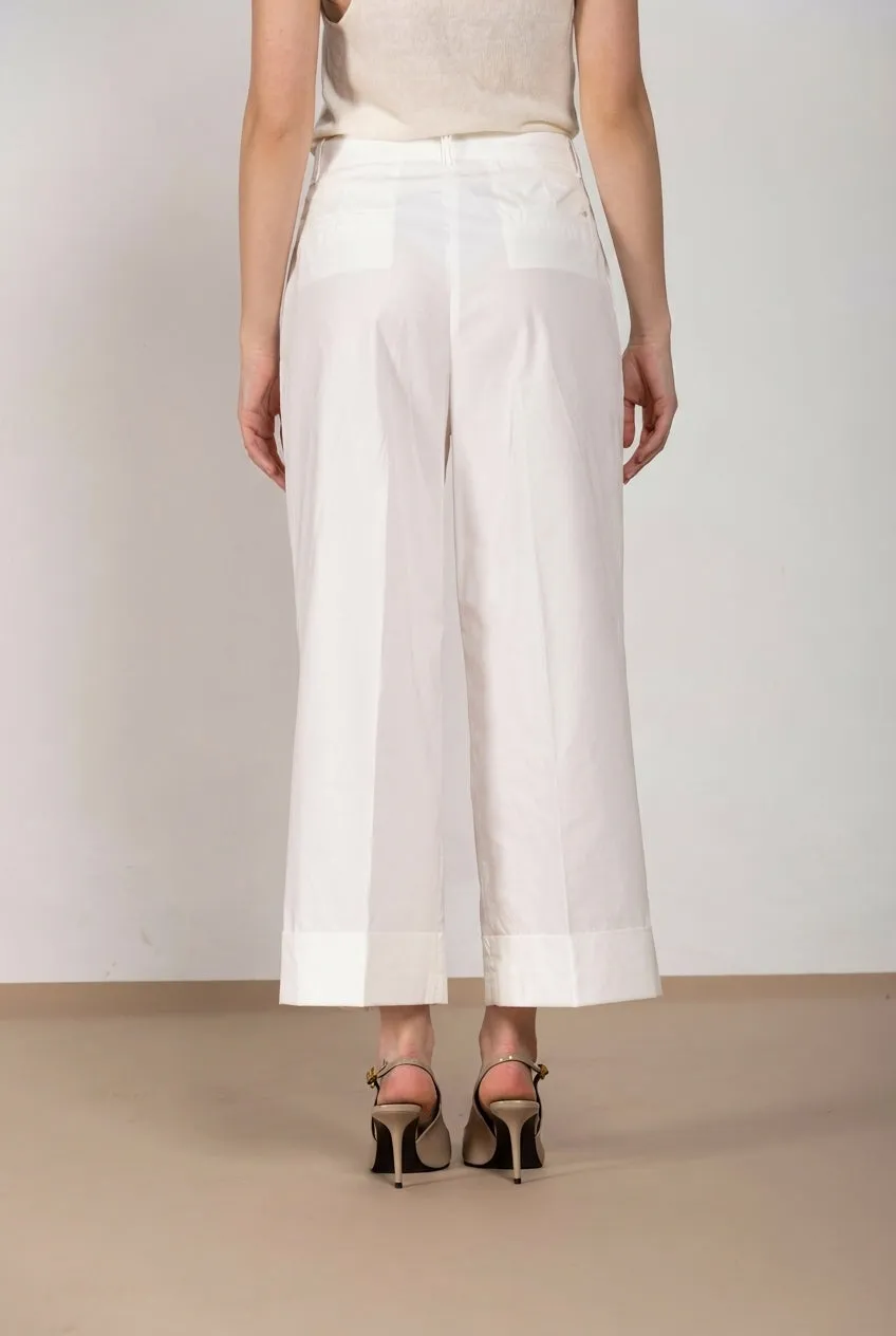 Mason's New York Wide chino bianco latte cotone