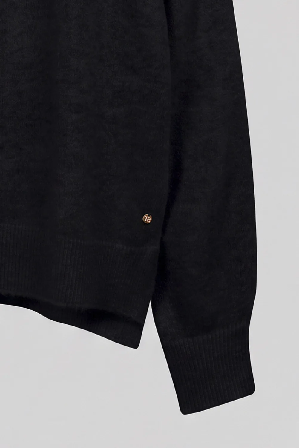 Teddy Smith P-Billie Noir maglione scollo V nero