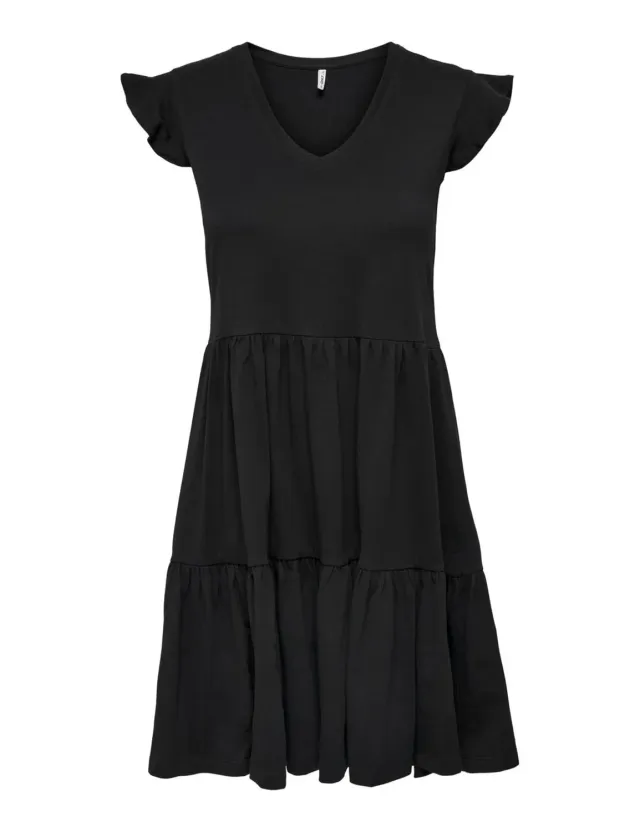 ONLY ONLMAY Vestito Corto Donna Nero Mini