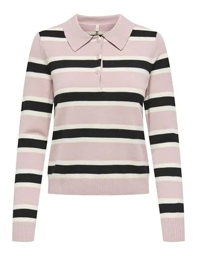 ONLY Onllondon Polo XL maglia a righe