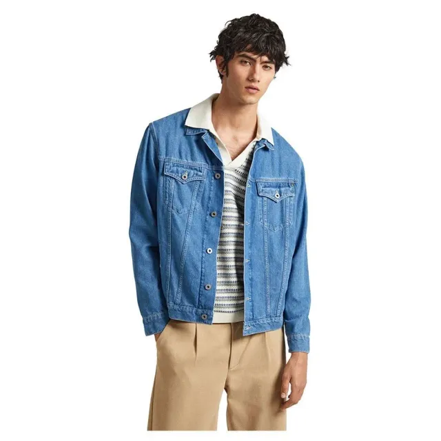 Pepe Jeans Pinners Rclm Giacca Uomo Cotone Mezza Stagione