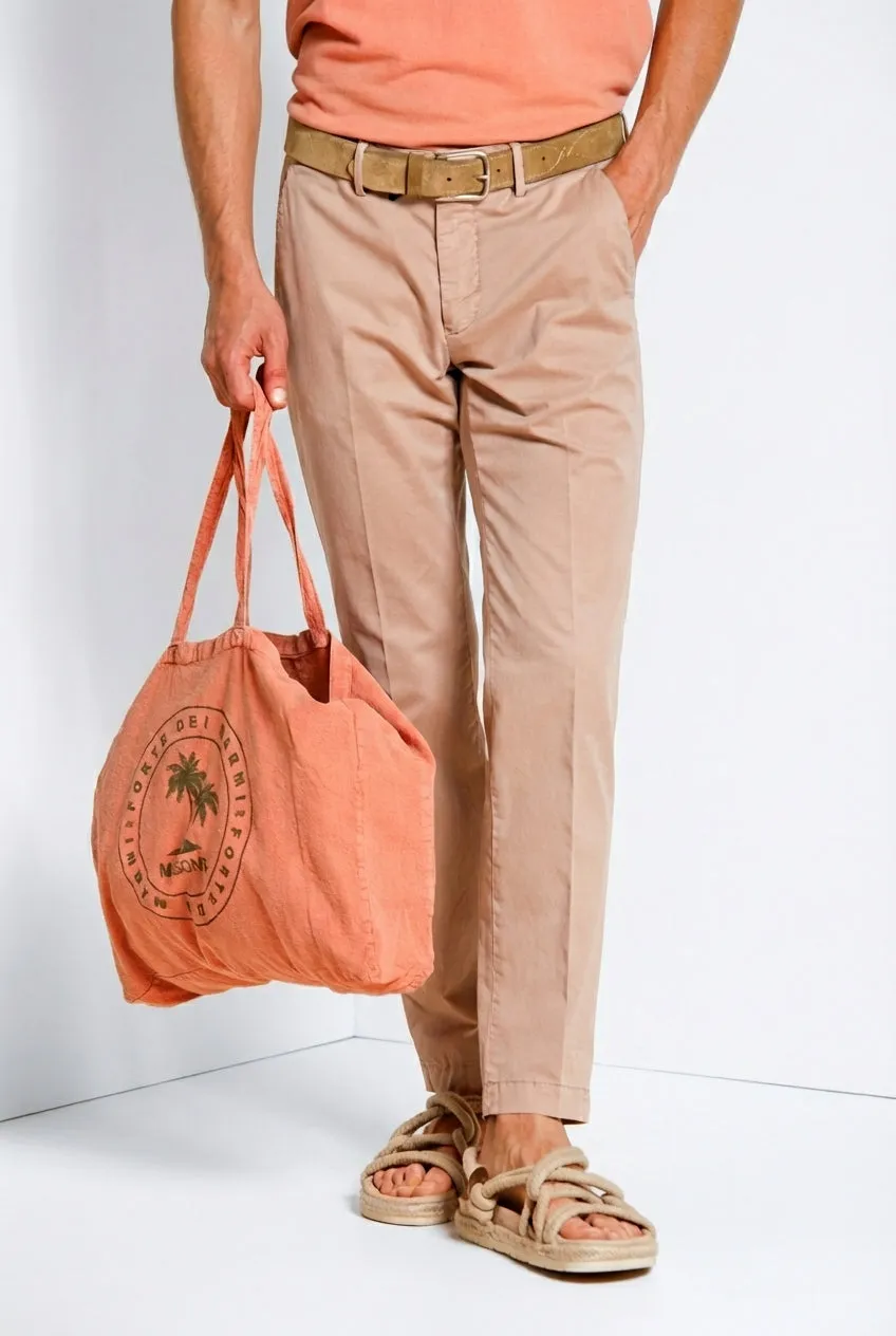 Mason's Torino chino uomo terra slim cotone stretch
