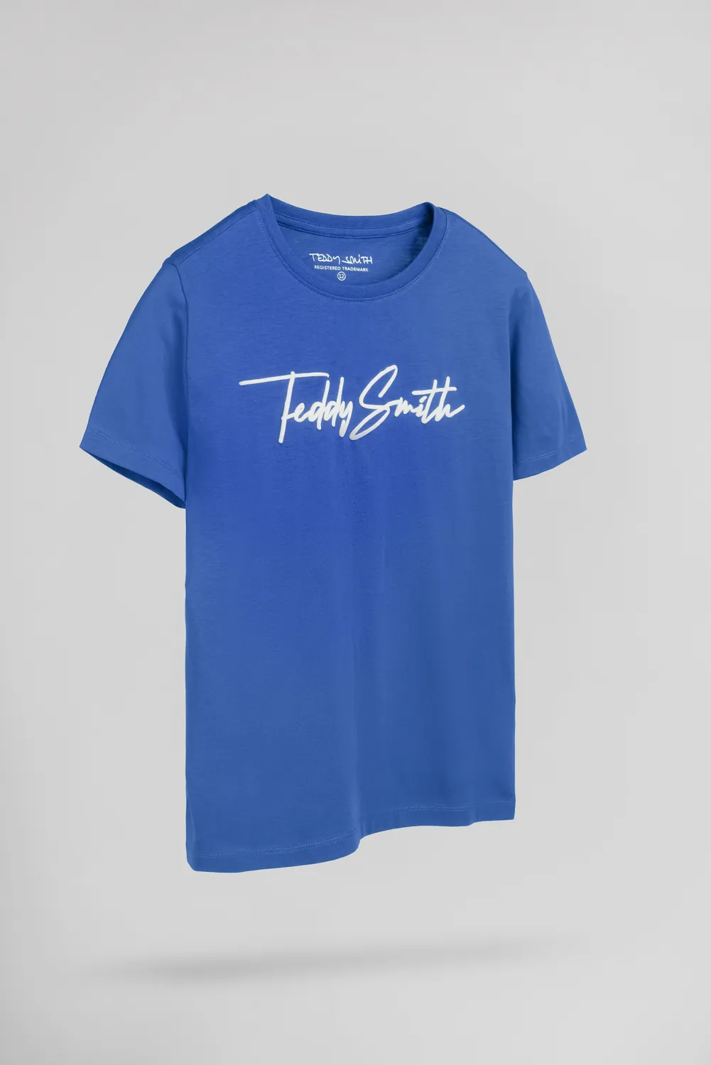 Teddy Smith T-Evan Jr maglietta bambino blu pep's cotone