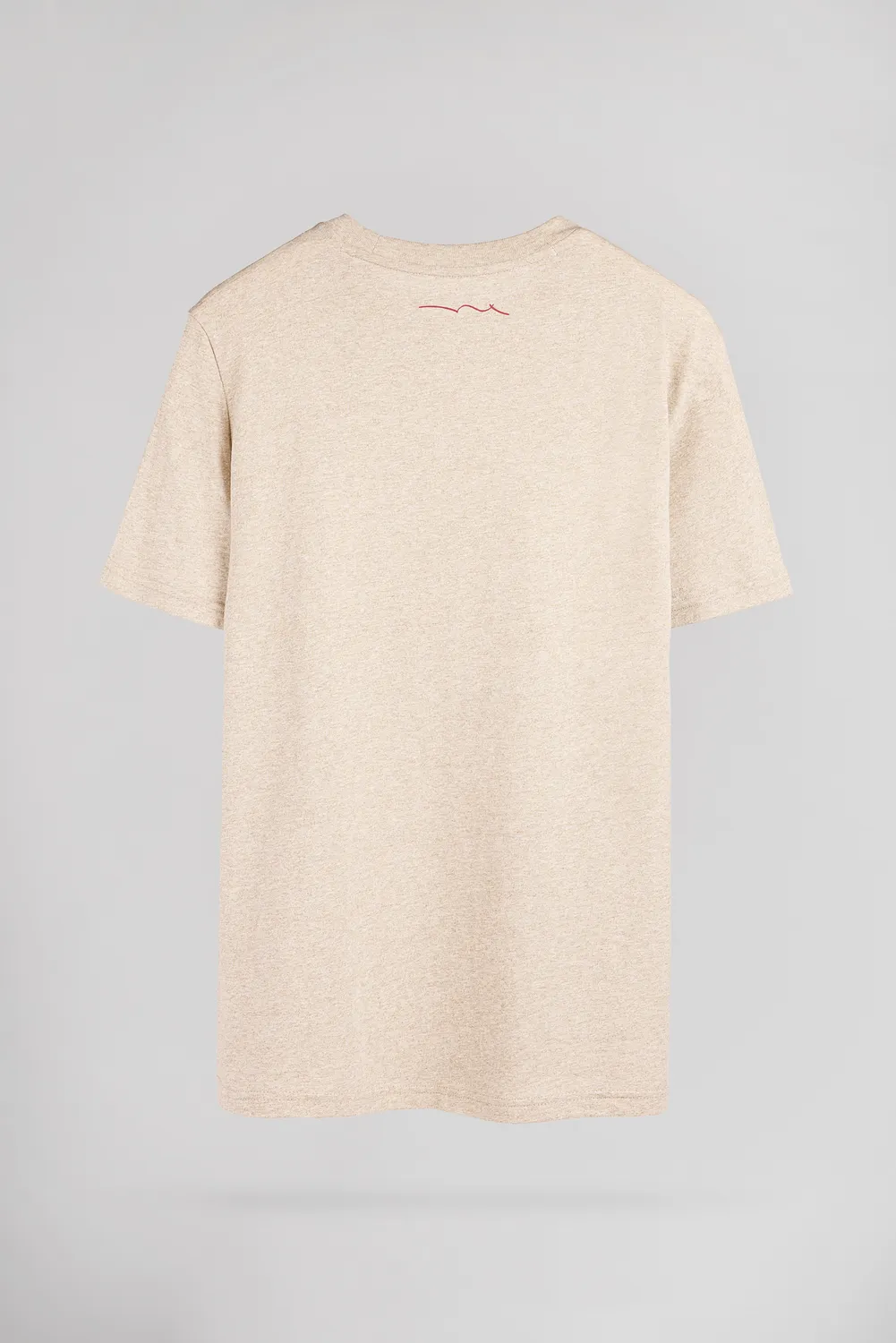 Teddy Smith T-Narvik MC t-shirt cream chiné cotone