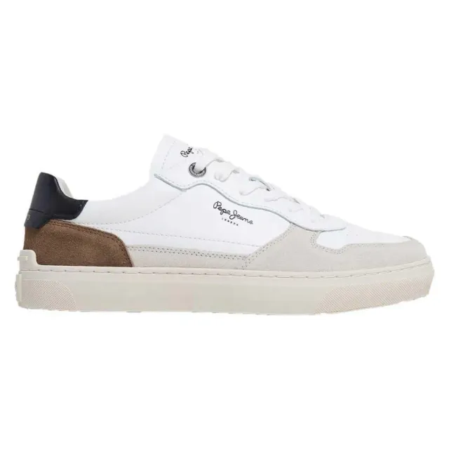 Pepe Jeans Camden Nature sneakers pelle bianco 43 EU