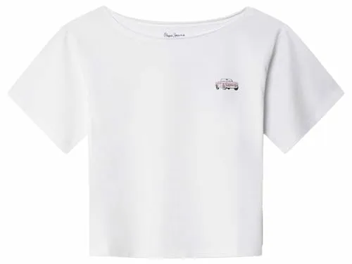 Pepe Jeans Galya T-shirt bambina 10 anni scollo ampio