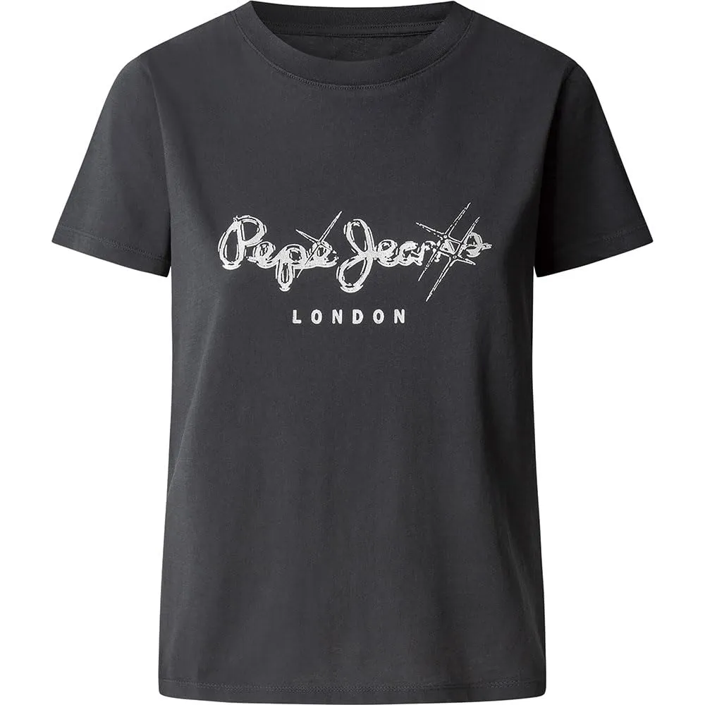 Pepe Jeans Leticia T-Shirt Donna Bianca L Strass