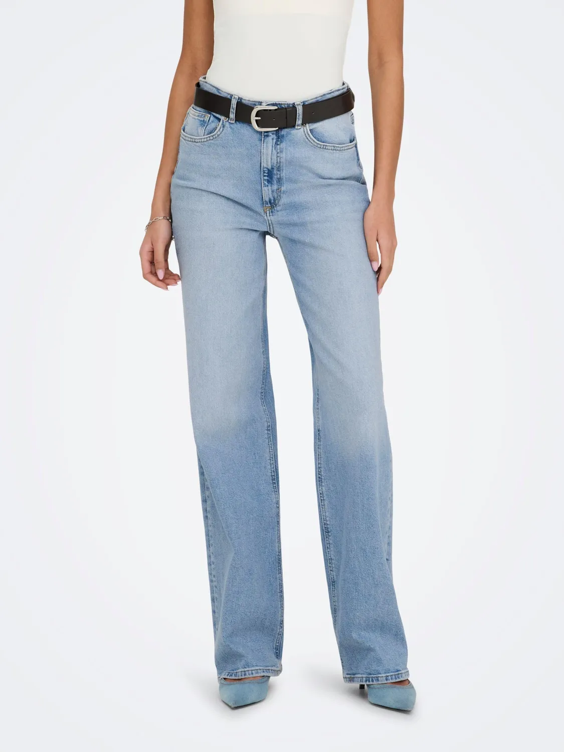 ONLY Onljuicy HW Wide Leg Rea365 Noos jeans 26W/30L vita alta