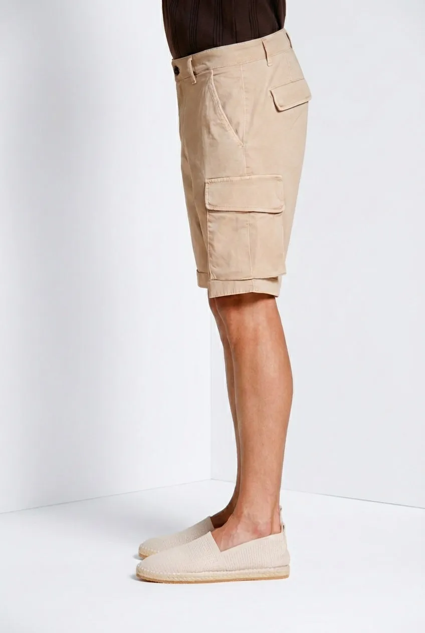 Mason's Chile bermuda cargo beige medio slim cotone