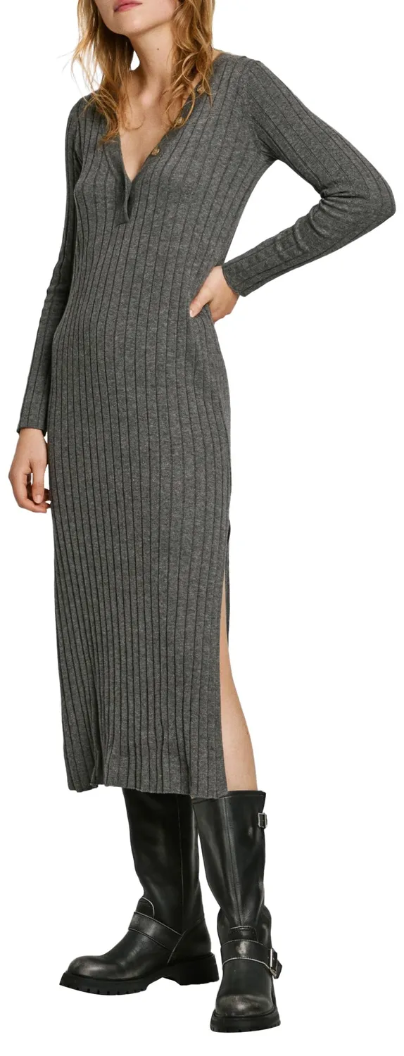 Pepe Jeans Izabel Vestito Donna M Lungo a Costine