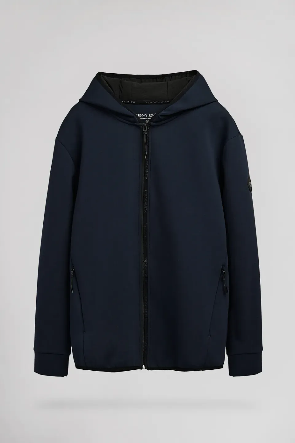 Teddy Smith Giclass Neo gilet uomo dark navy zip intera