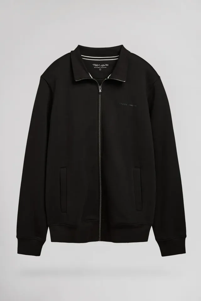Teddy Smith G-Narkus Zip Gilet Felpa Nero Uomo