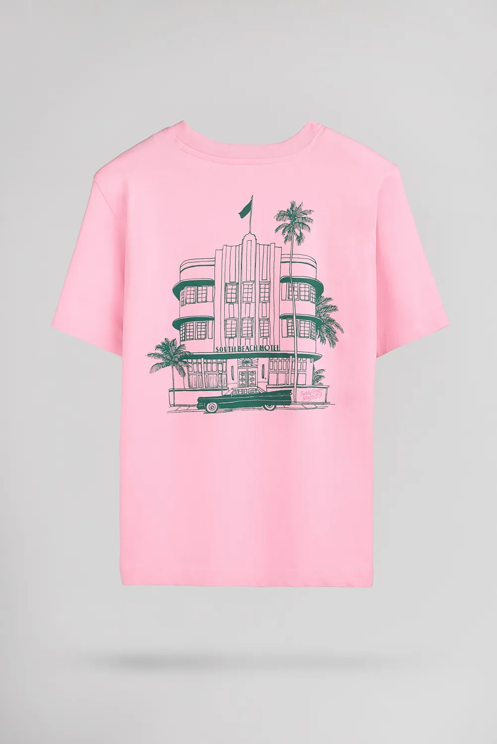 Teddy Smith T-Luciene MC JR t-shirt Rose Bonbon bimba