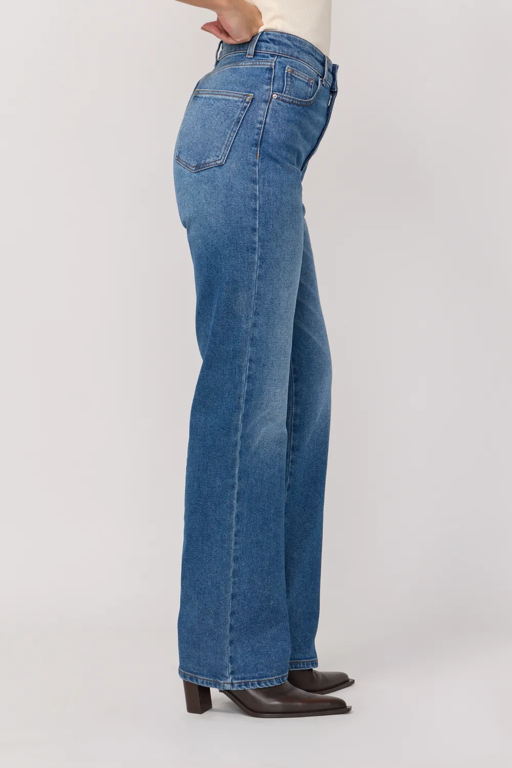 Acquaverde Richie Jeans Flare Vintage Worn