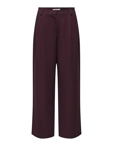 ONLY Onlhattie HW Pleat pantaloni pince vita alta