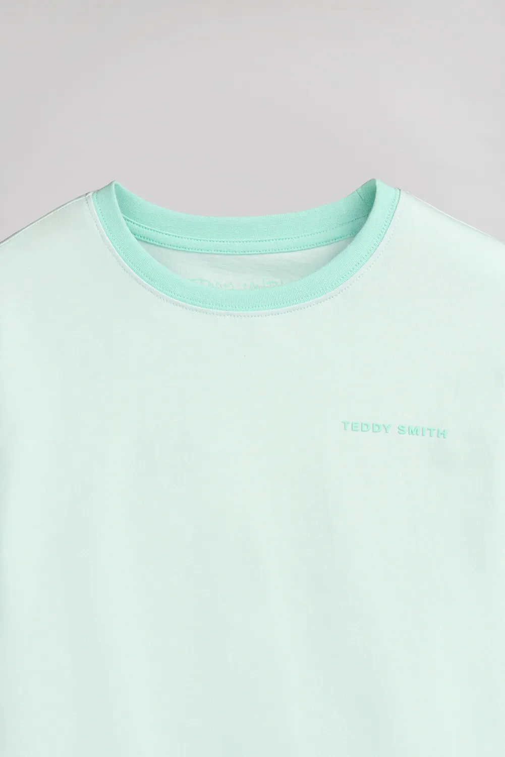 Teddy Smith The-Tee 2 t-shirt ragazzo Bleach Menthol
