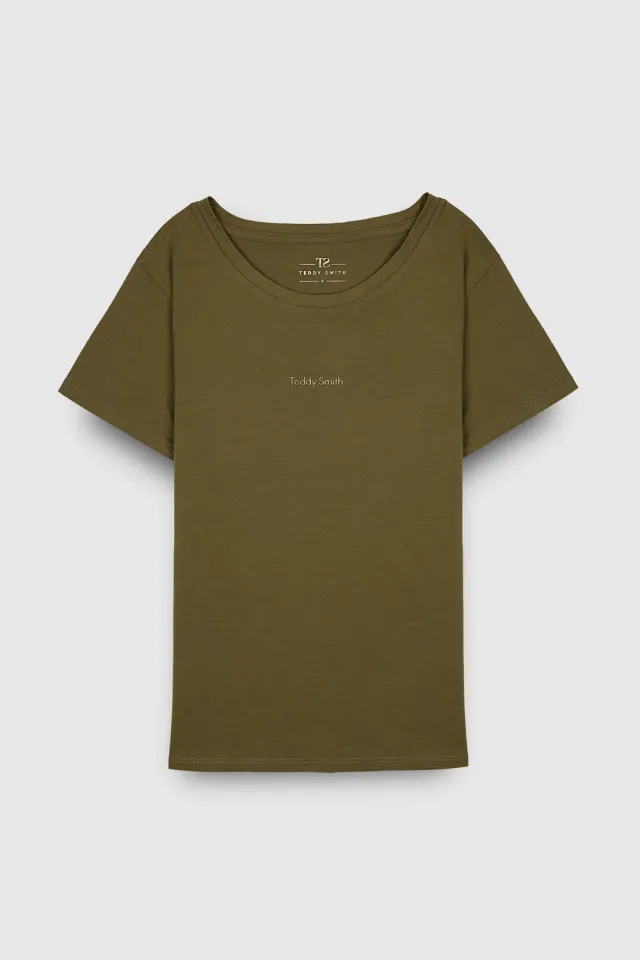 Teddy Smith T-Ribelle maglietta donna sweet jungle elastan