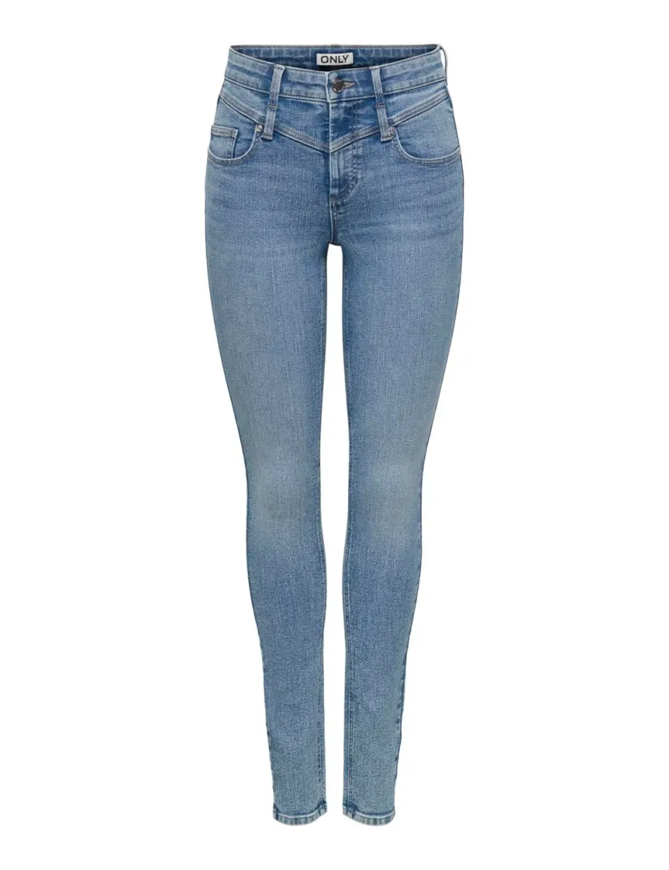ONLY Onlhush Skinny Jeans Donna vita alta blu