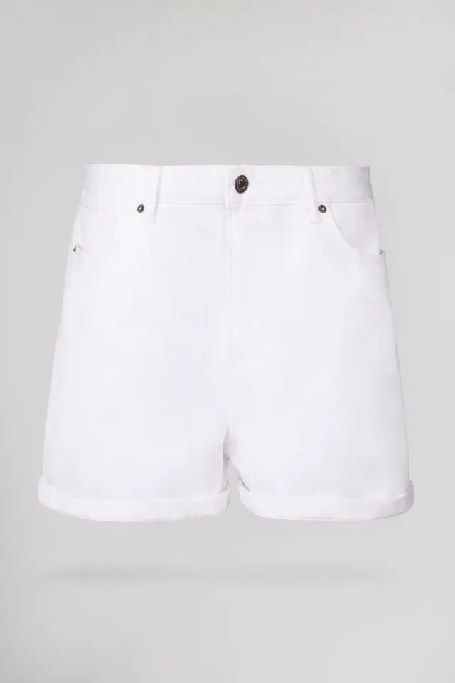 Teddy Smith S-Lucy short bianco denim