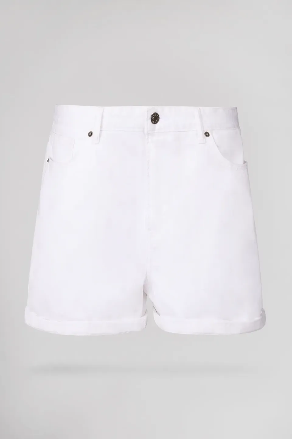 Teddy Smith S-Lucy short bianco denim