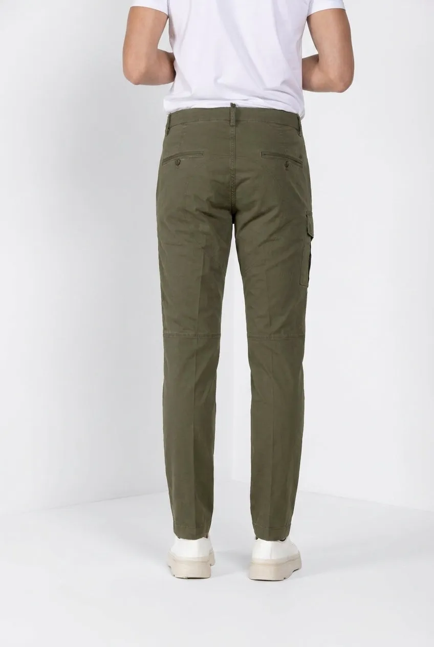 Mason's George Coolpocket Cargo Verde Scuro Carrot