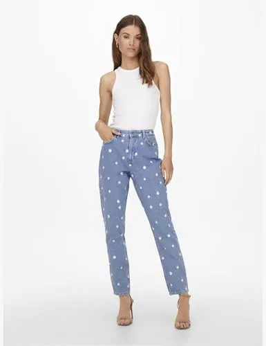 ONLY Jagger Mom Daisy jeans mom 30W / 32L vita alta