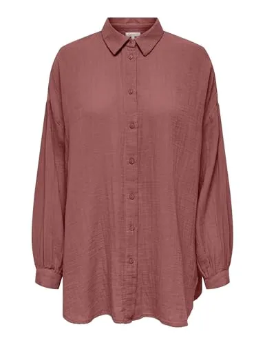 ONLY Onlthyra Life Noos Wvn camicia oversize
