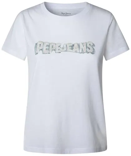 Pepe Jeans Berena t-shirt donna girocollo con logo