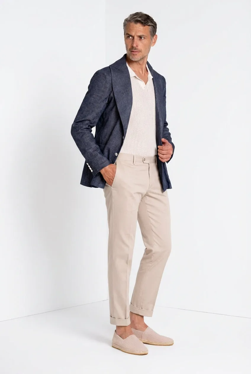Mason's New York pantalone chino sabbia regular fit