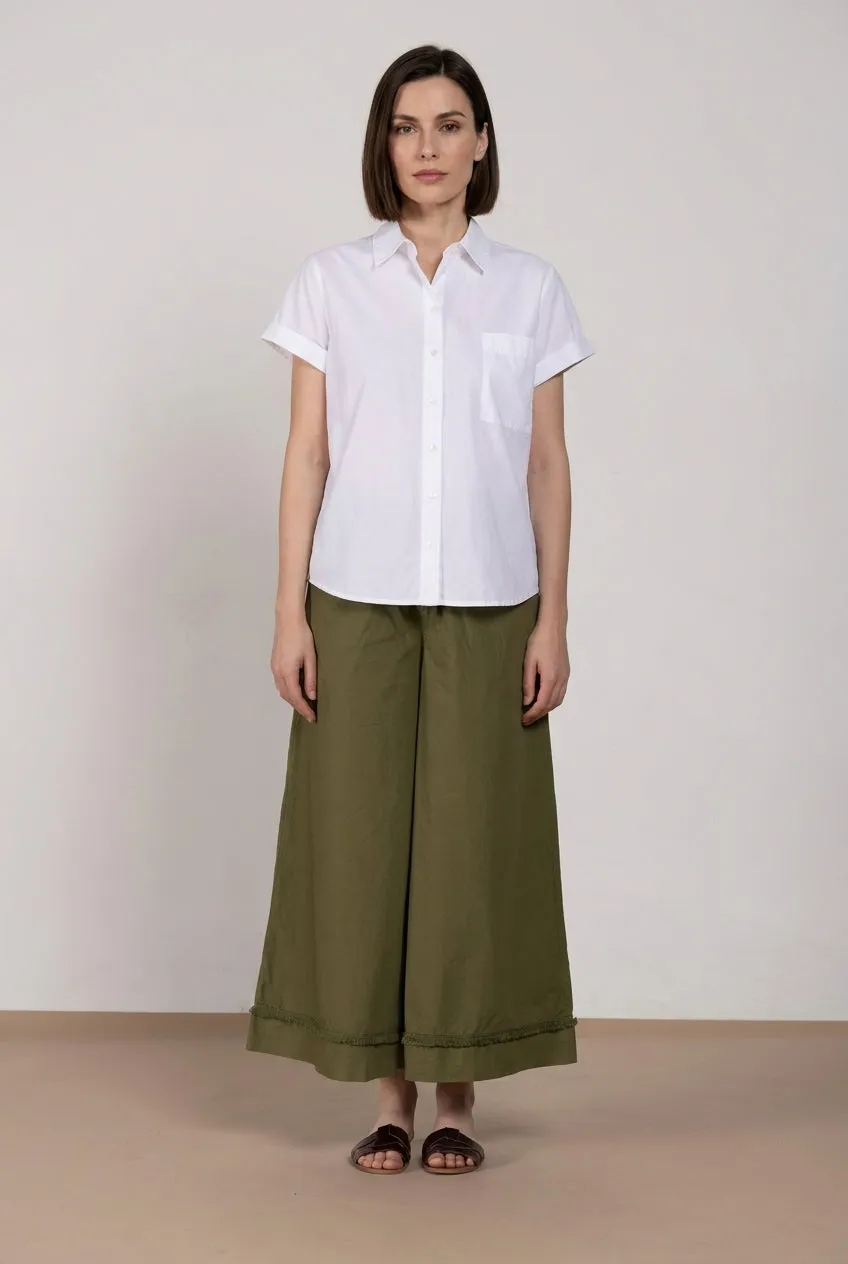 Mason's Portofino Cropped chino donna verde bosco wide