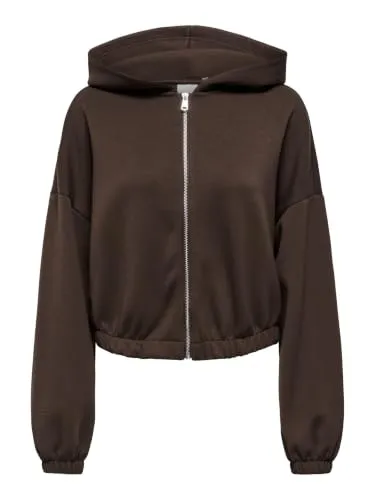 ONLY Onlscarlett felpa zip cappuccio S