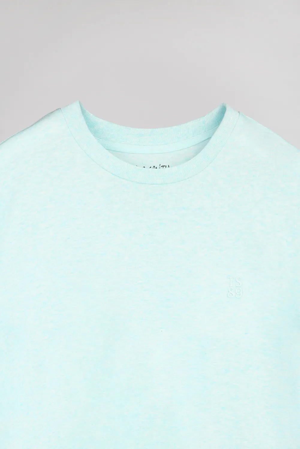 Teddy Smith T-Narvik MC t-shirt bleach menthol cotone