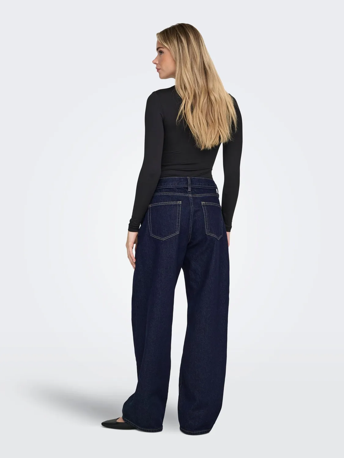 ONLY Onlgianna MW Straight DNM Dot630 jeans 30W/32L dritti