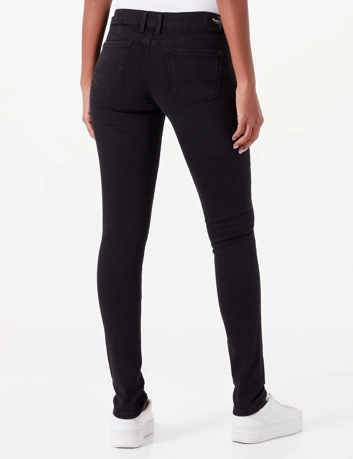 Pepe Jeans Rosevelt Jeans Skinny Donna Nero 28W/30L