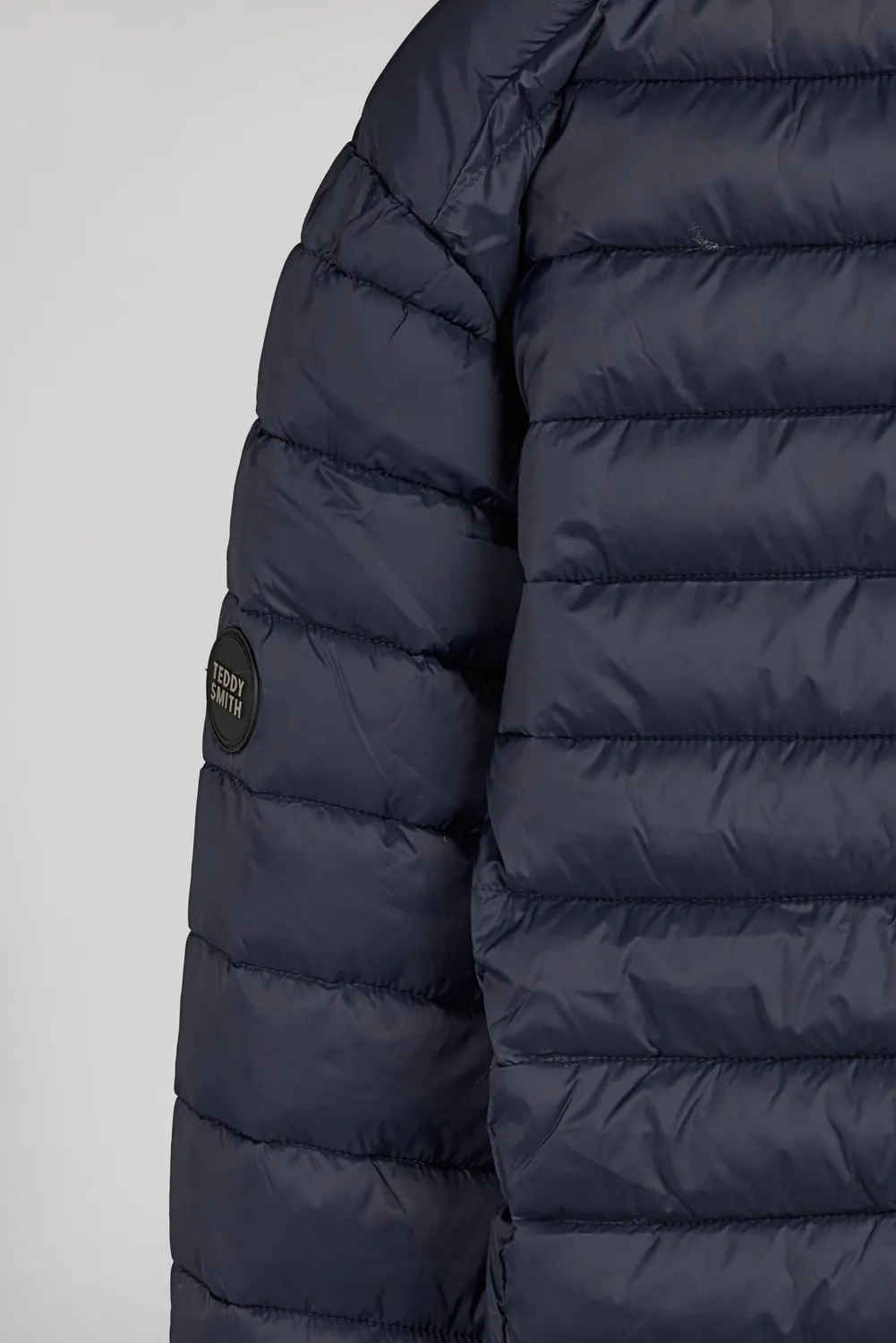 Teddy Smith Blight piumino blu navy cappuccio uomo