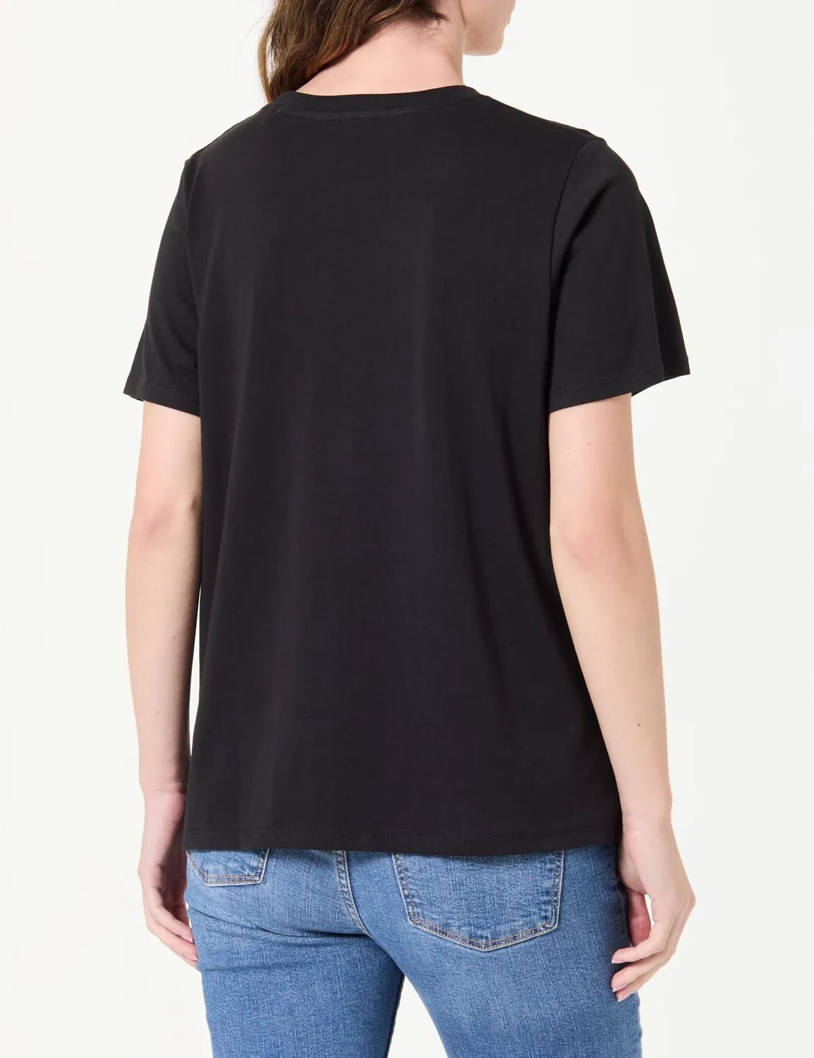 Pepe Jeans Flock Logo Tee T-Shirt Donna L Cotone