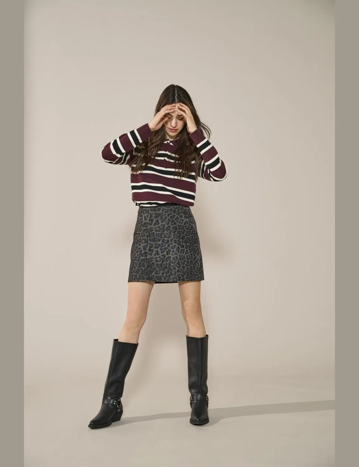 ONLY Onllondon Polo XL maglia a righe