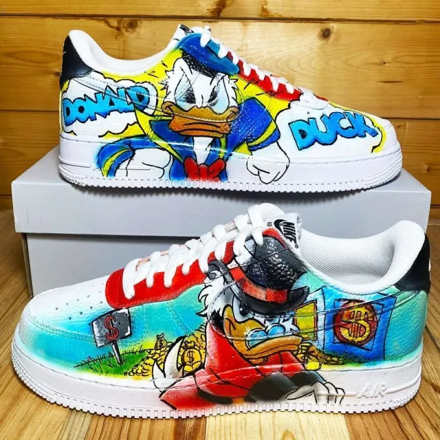 Never Say Never Air Force 1 Zio Paperone Paperino Sneakers Pop