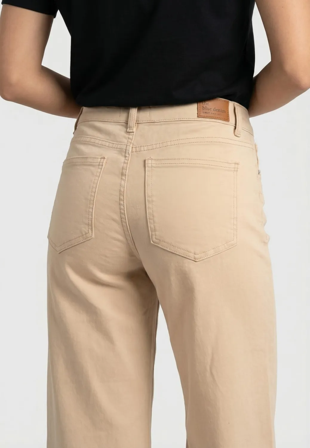 ONLY Onlmadison LW Wide Pant CC Pnt pantaloni S avena