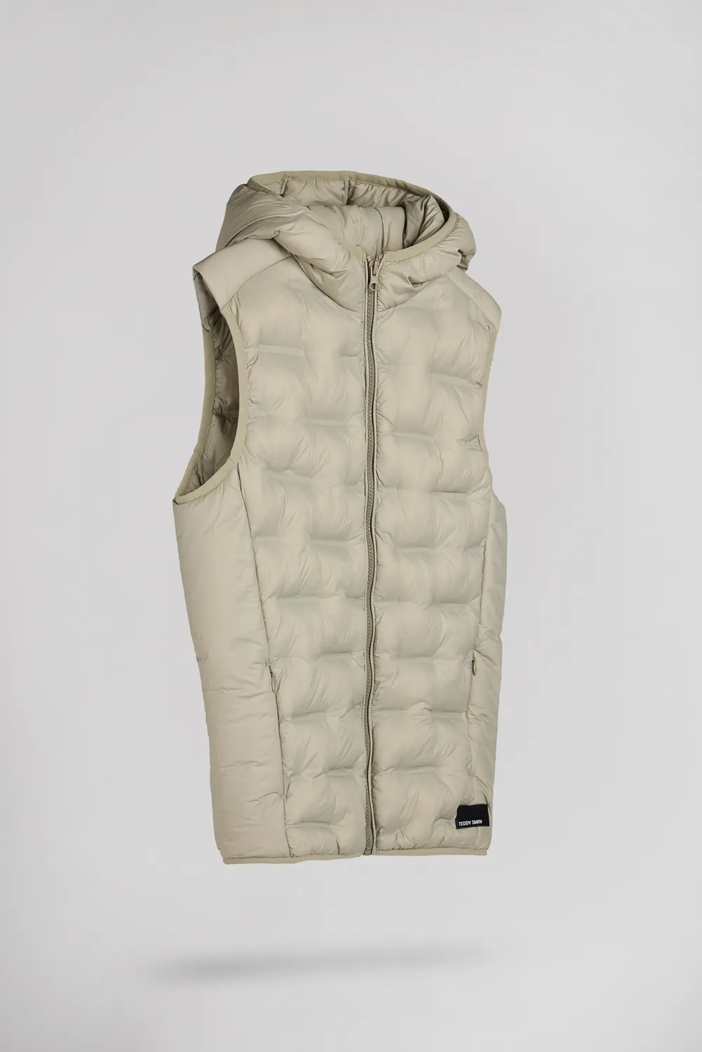 Teddy Smith B-Toran Hood JR gilet ragazzo kaki con cappuccio