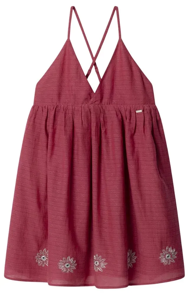 Pepe Jeans Irin Vestito Bambina Rosso 10 Anni Scollo V