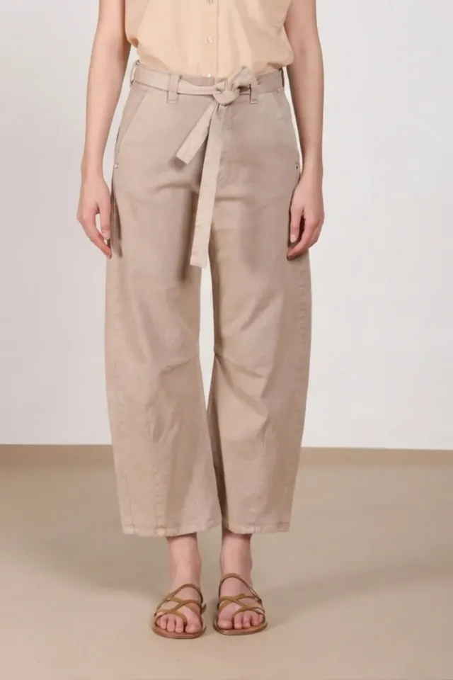 Mason's Vivienne City Chino Donna Beige Balloon Cotone