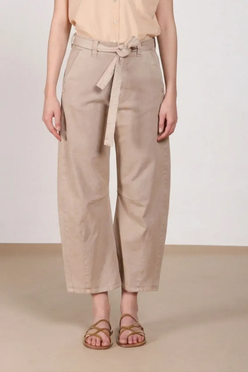 Mason's Vivienne City Chino Donna Beige Balloon Cotone