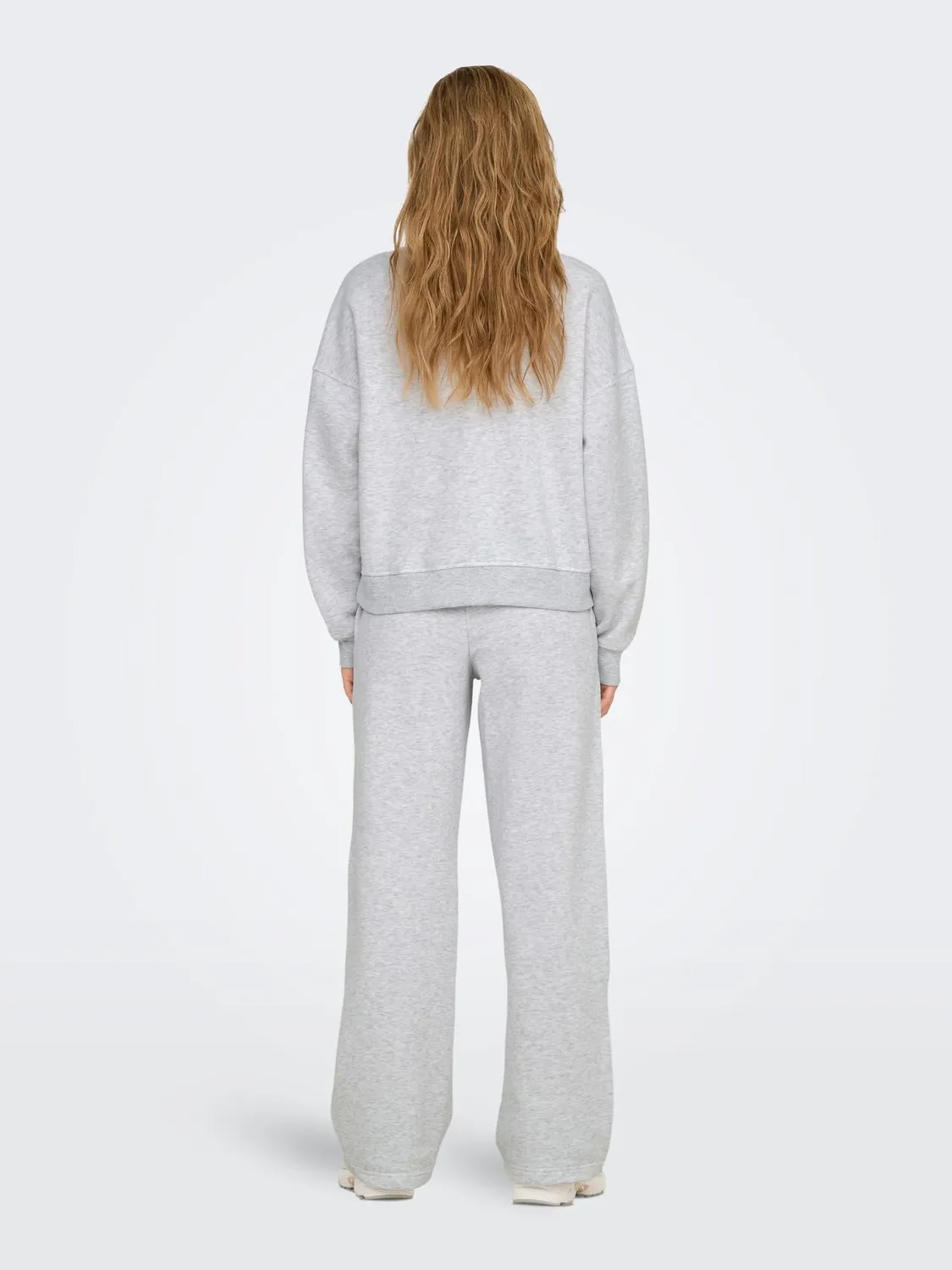 ONLY Onlbest felpa donna XS grigio melange