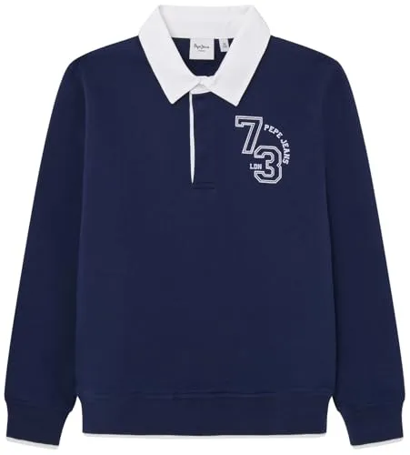 Pepe Jeans Bassilo Felpa Bambino 10 Anni Blu Navy