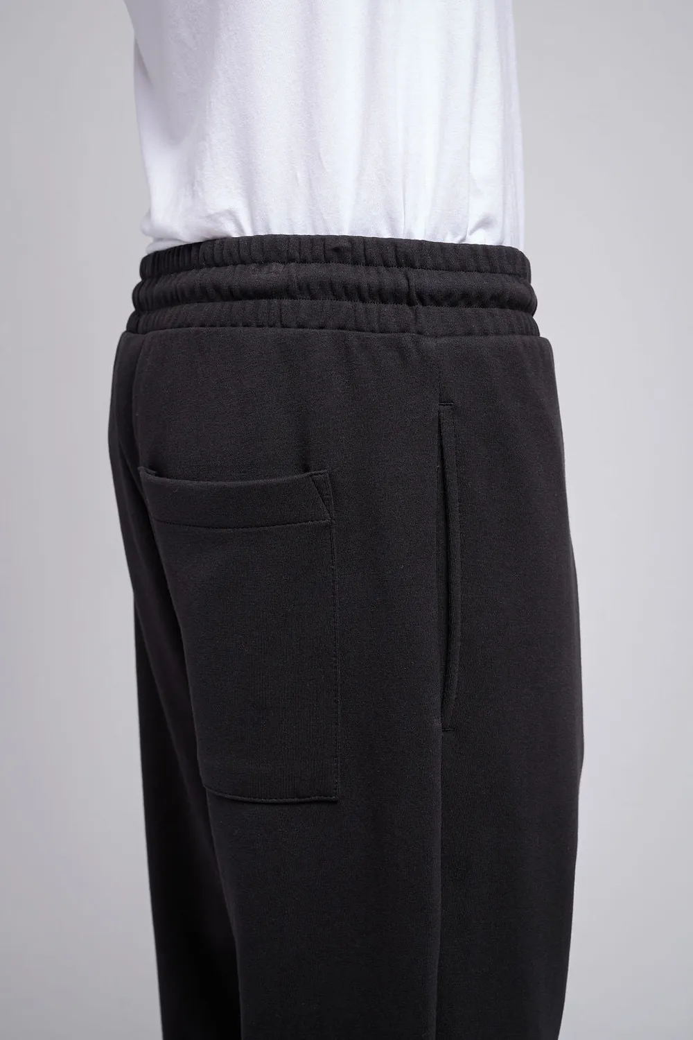 Teddy Smith P-Company Pantaloni Tuta Uomo Neri Cotone