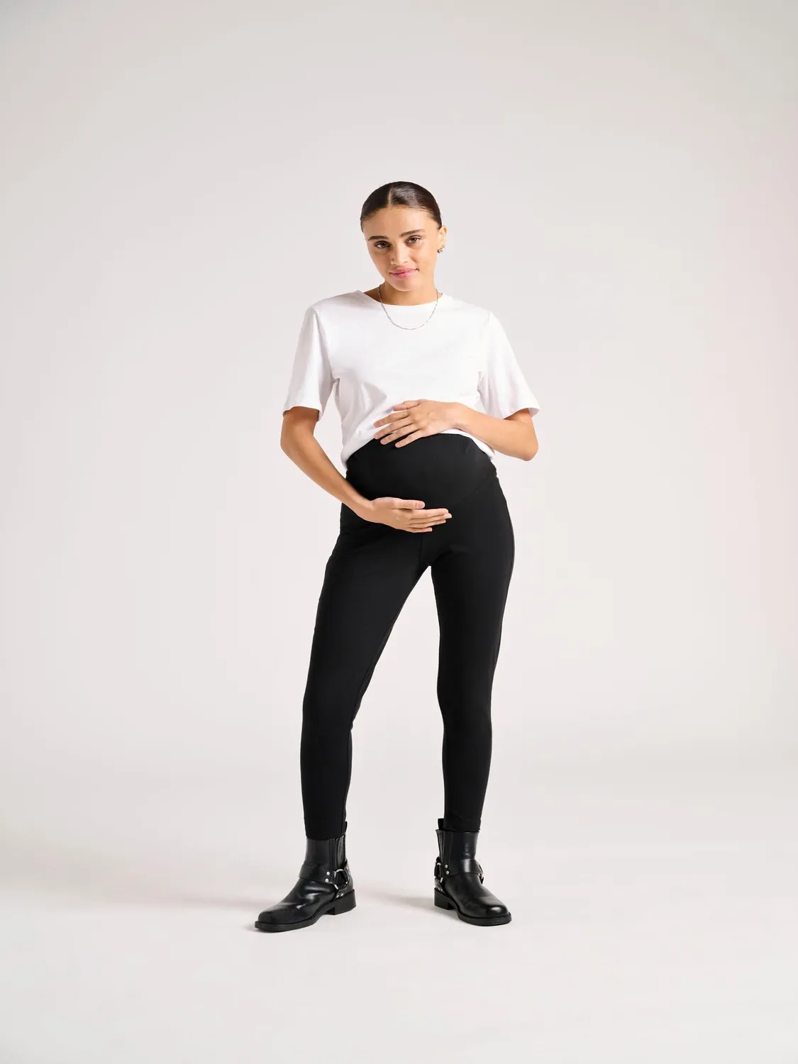 ONLY leggings donna confezione 2 neri vita alta slim