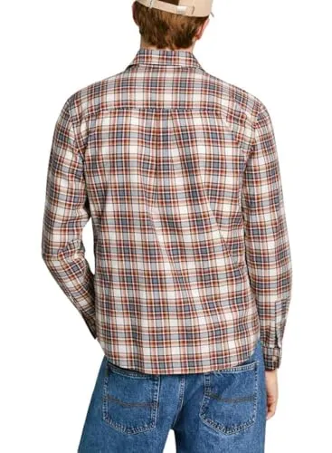 Pepe Jeans Macberth camicia uomo quadri cotone taglia M