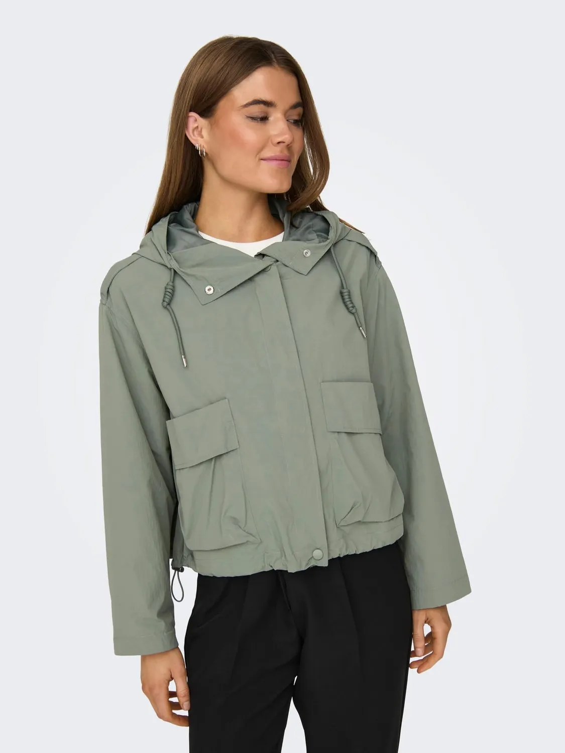 ONLY Onlmamba Cc Otw parka corto donna XL verde