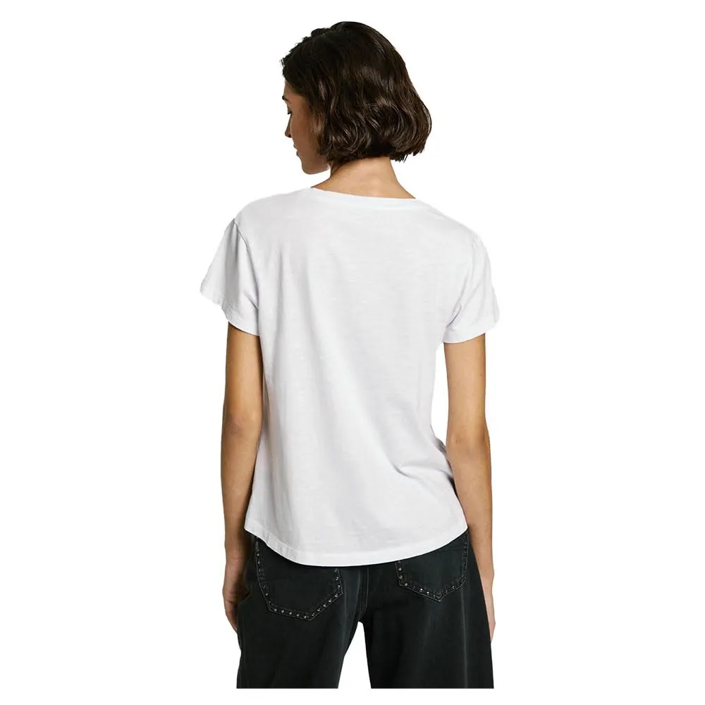 Pepe Jeans Rosabella t-shirt donna bianca M logo